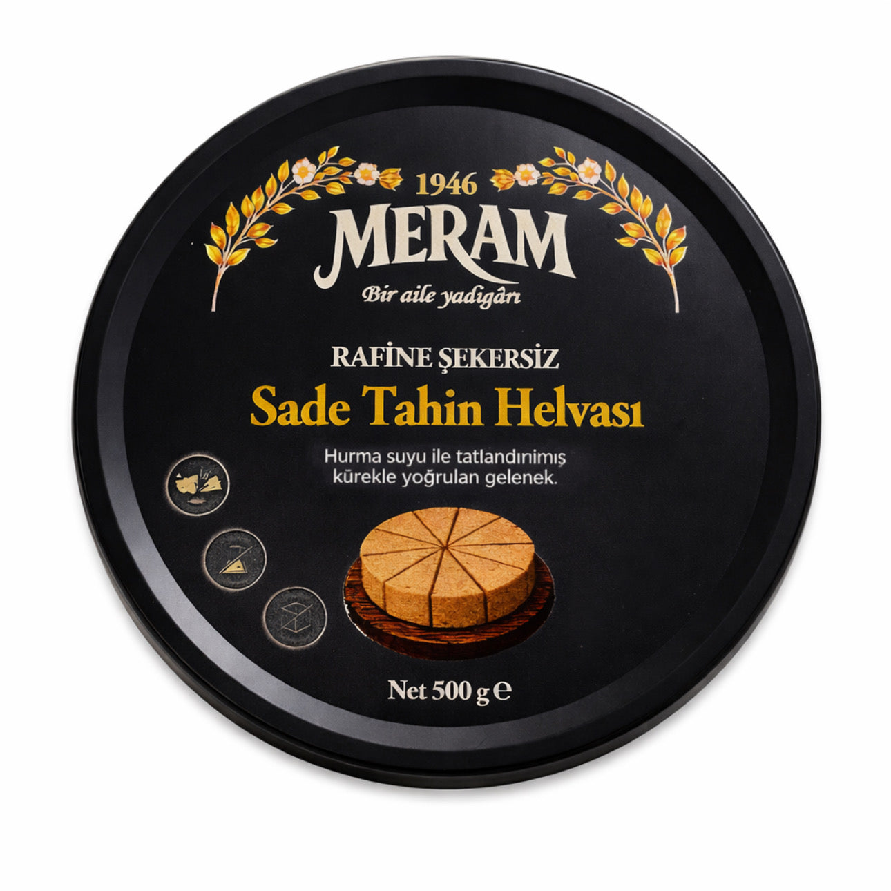 Meram Helva Rafine şekersiz Sade tahin helvası