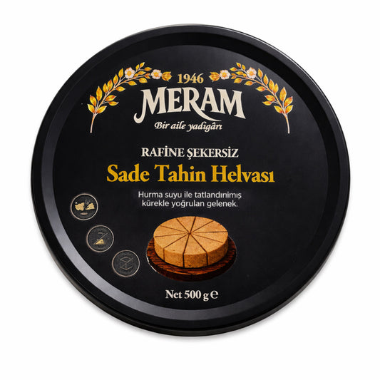 Meram Helva Rafine şekersiz Sade tahin helvası
